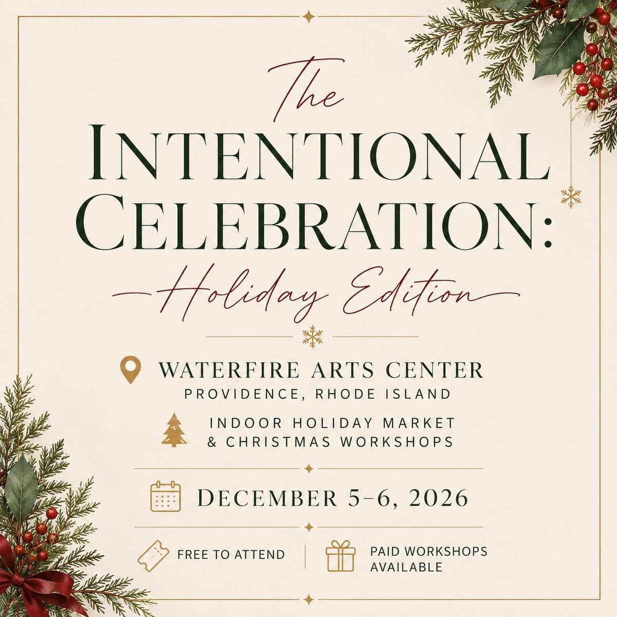 The Intentional Celebration - Holiday Edition