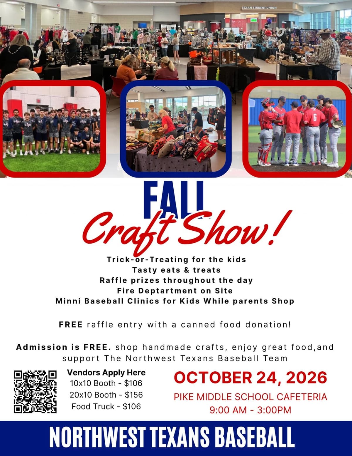 NHS Baseball Fall Craft Show