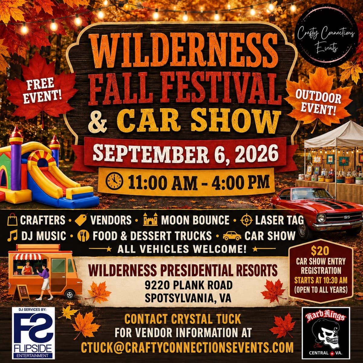 Wilderness Fall Craft Fair & Car Show