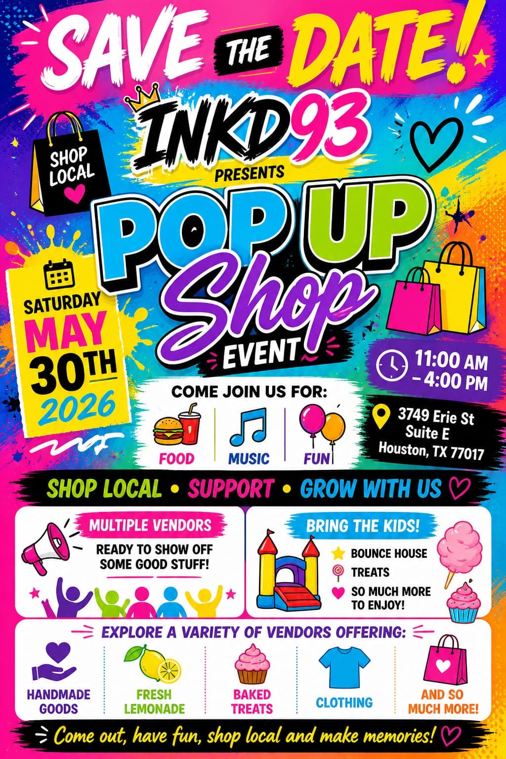 InkD93 POP UP SHOP