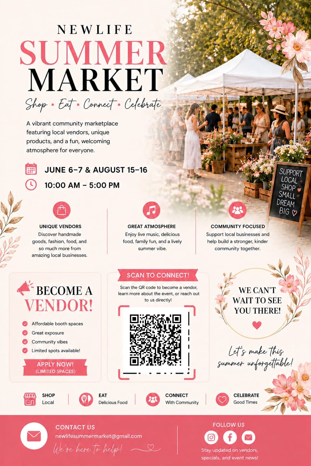 Newlife Summer Market 