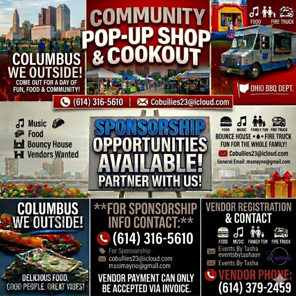 Community Pop Up Shop/ Cookout 