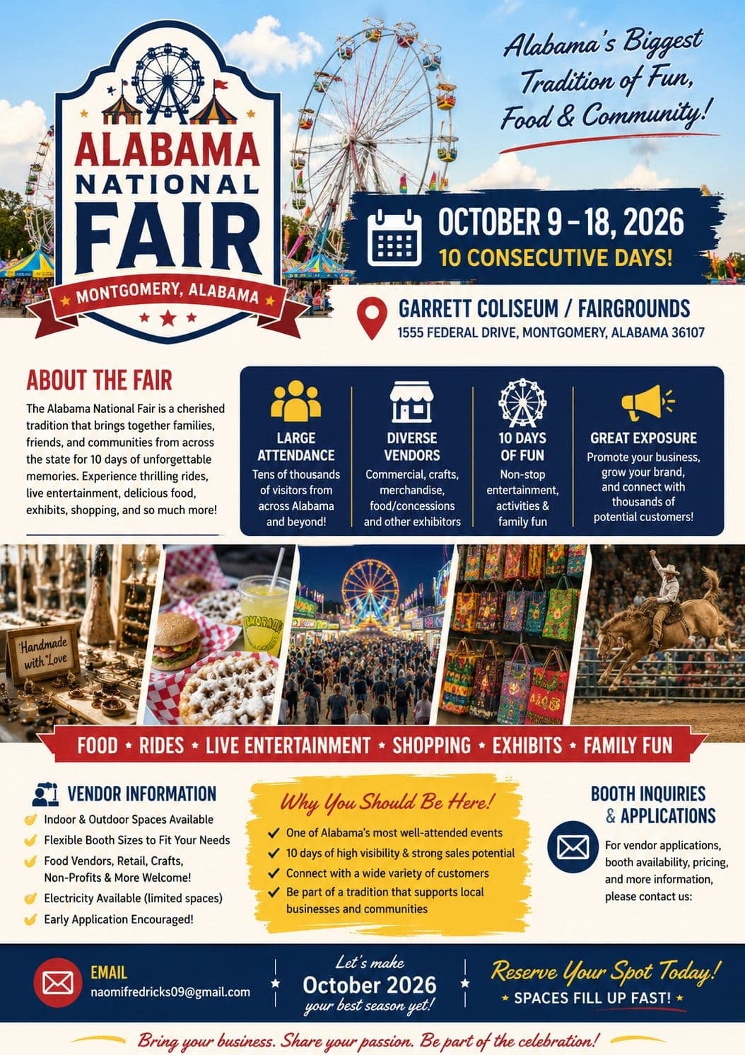 ALABAMA NATIONAL FAIR 2026 — VENDOR OPPORTUNITY