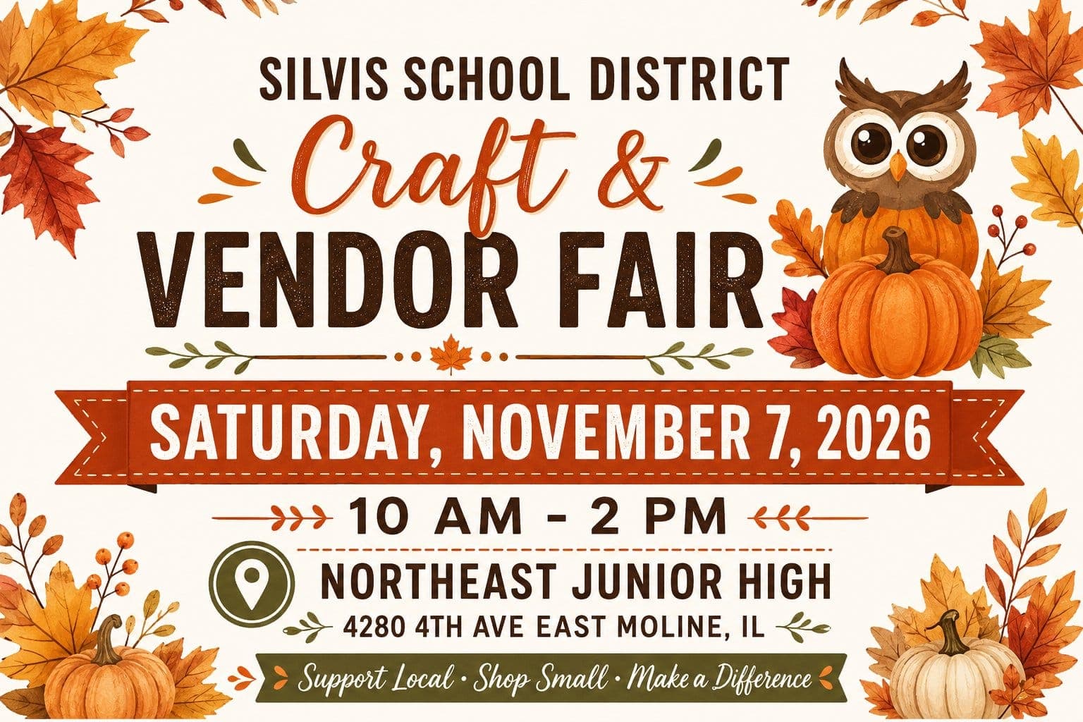 Silvis School District Fall Craft & Vendor Fair