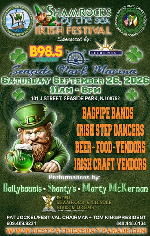 Shamrocks by the Sea Irish Festival