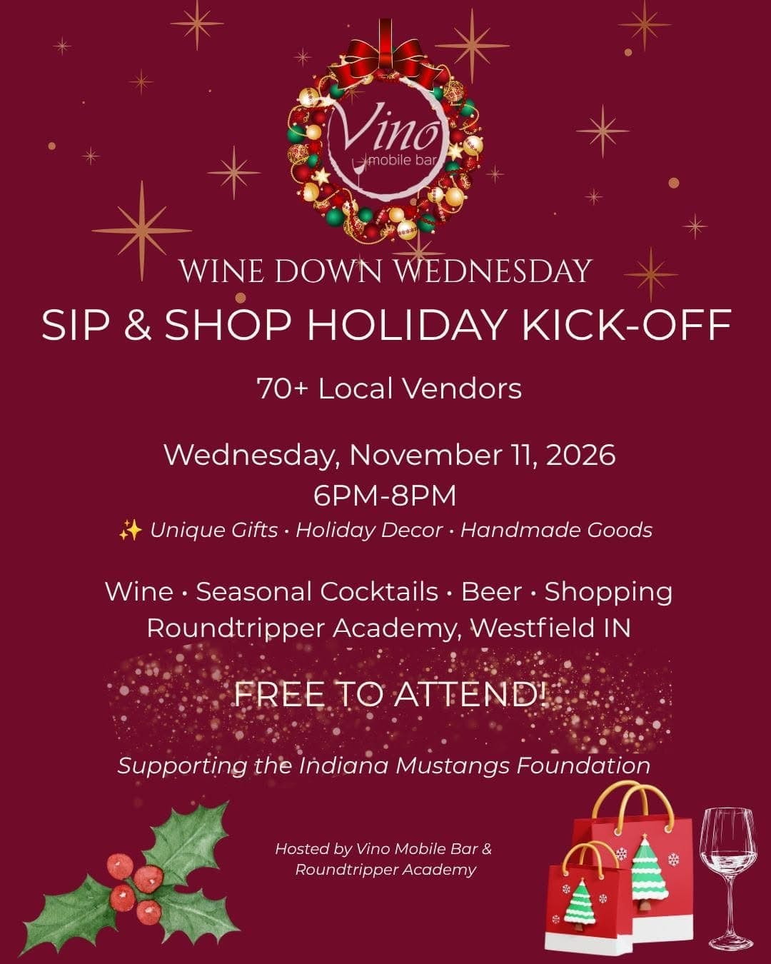 Annual Holiday Sip n Shop