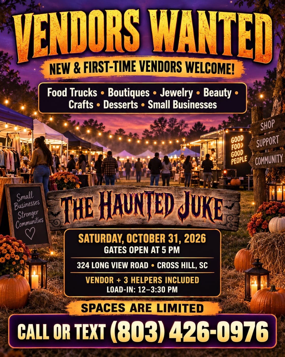 The Haunted Juke Southern Soul Concert & Field Party