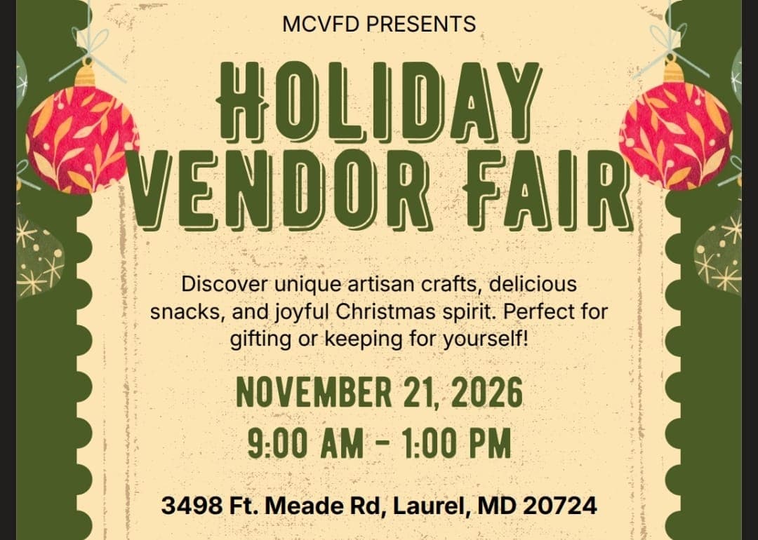 MCVFD Holiday Craft Fair
