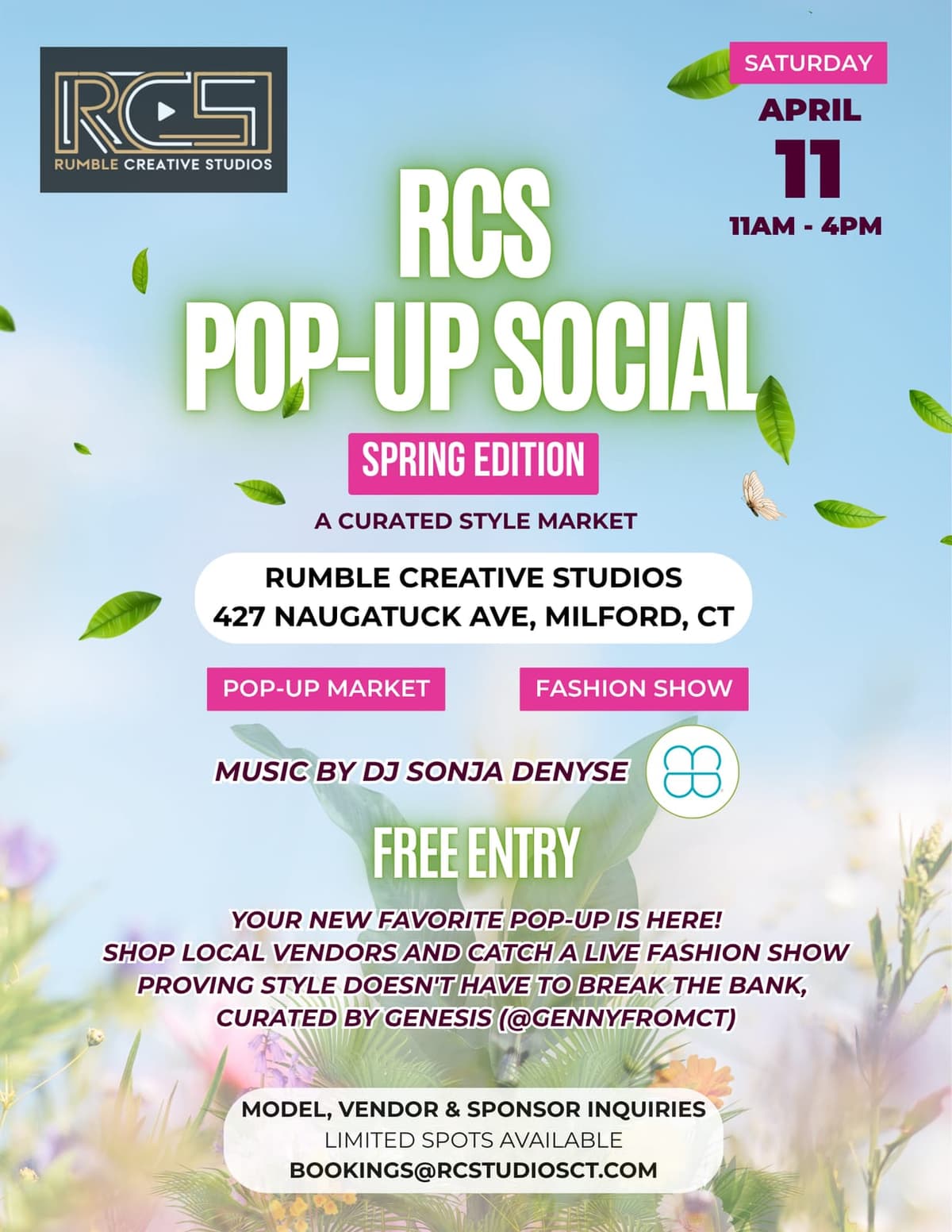 Cover image for RCS Pop Up Social: Spring Edition