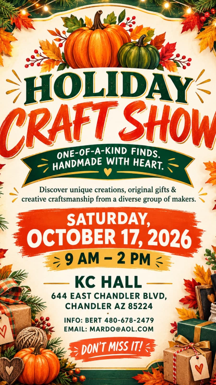 Holiday Craft show