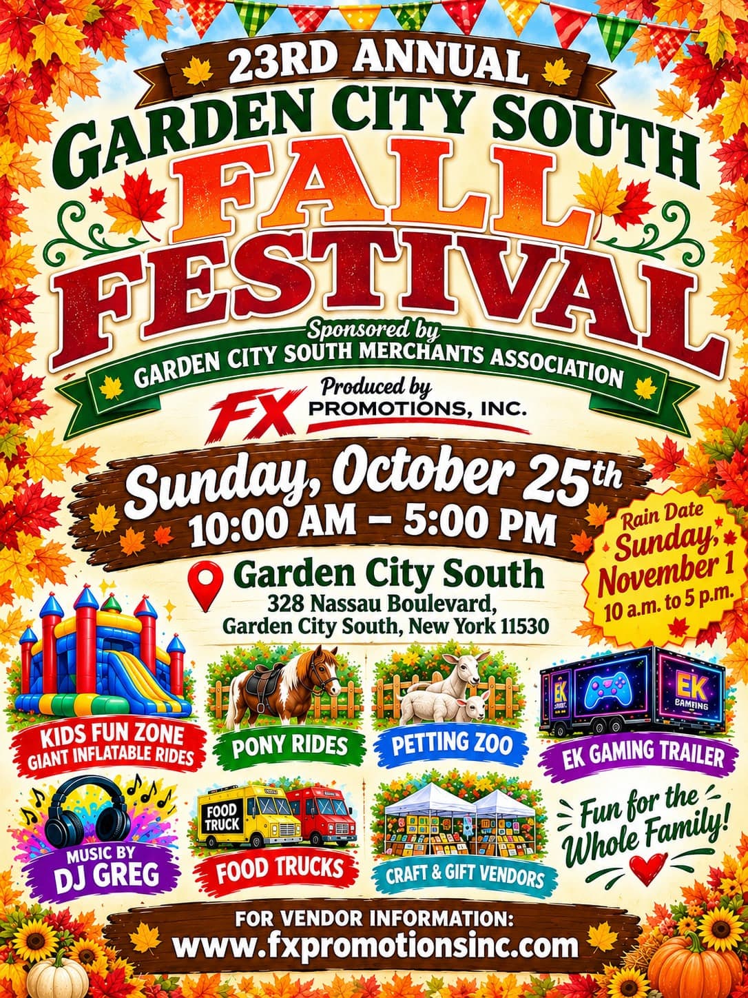 23rd Annual Garden City South Fall Festival
