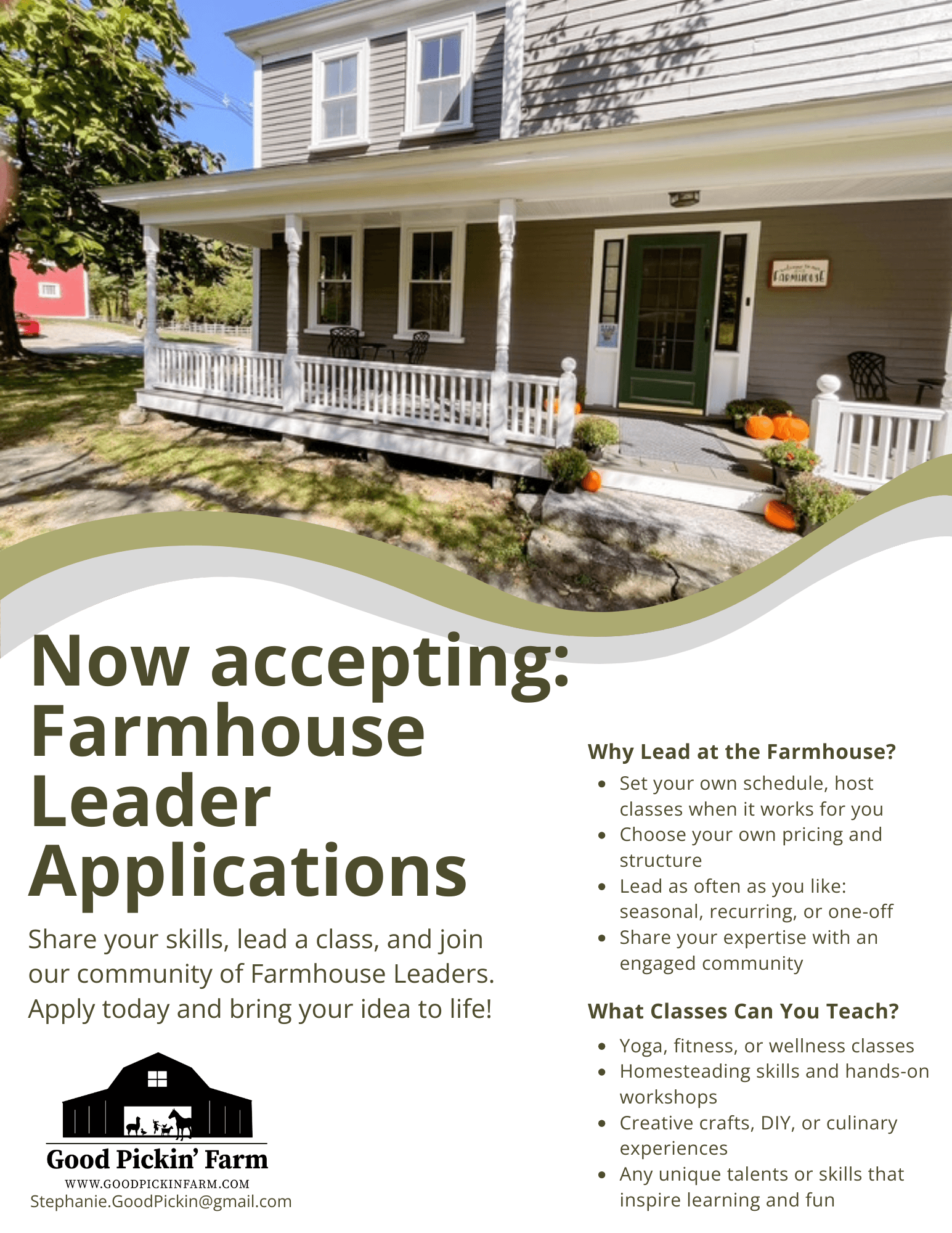 Farmhouse Experience Host
