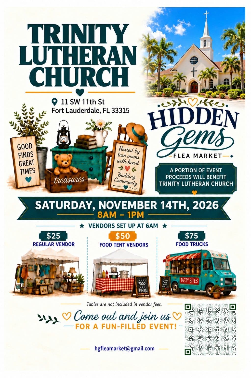 Hidden Gems Flea Market -Shepherd of the Coast Lutheran Church and School