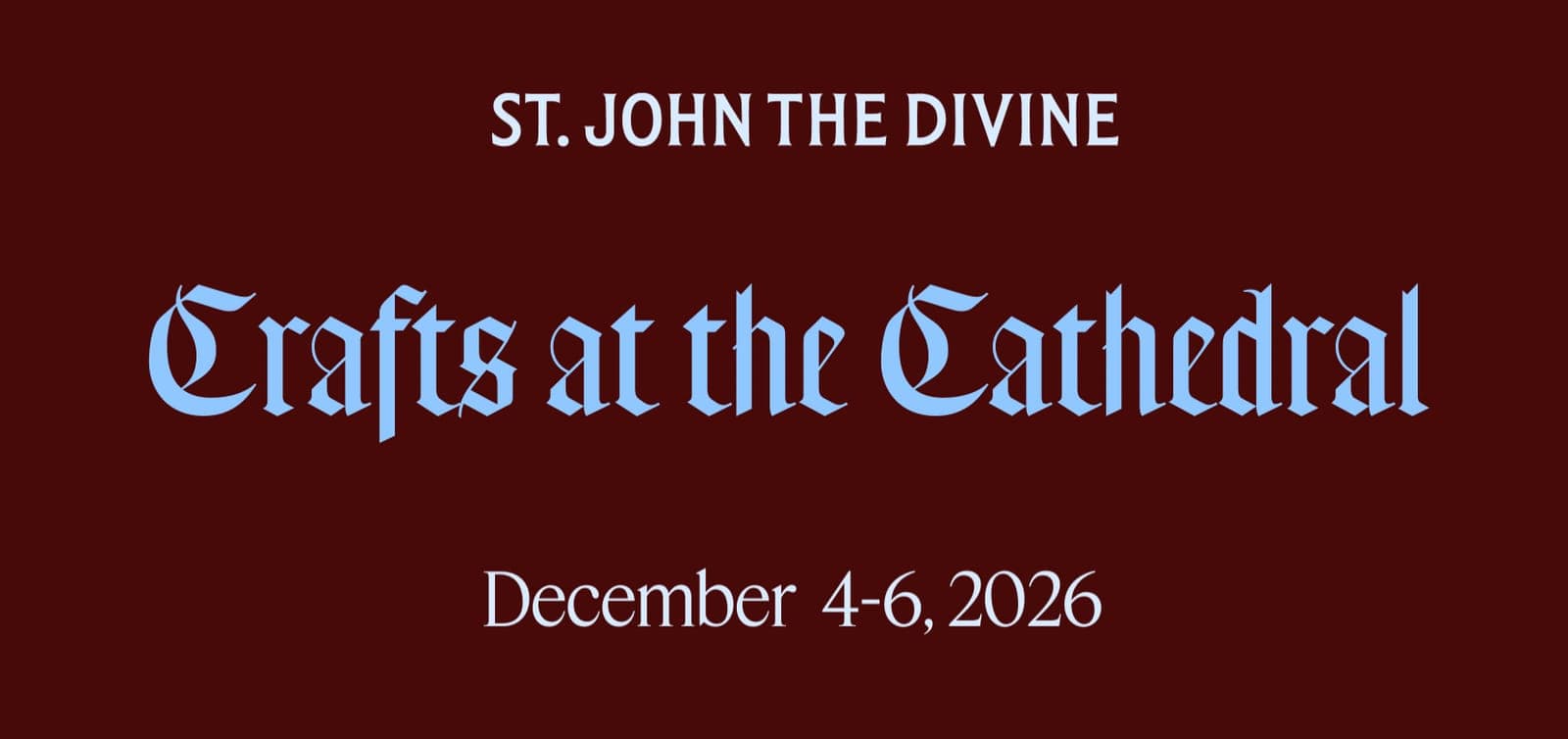 Crafts at the Cathedral 2026