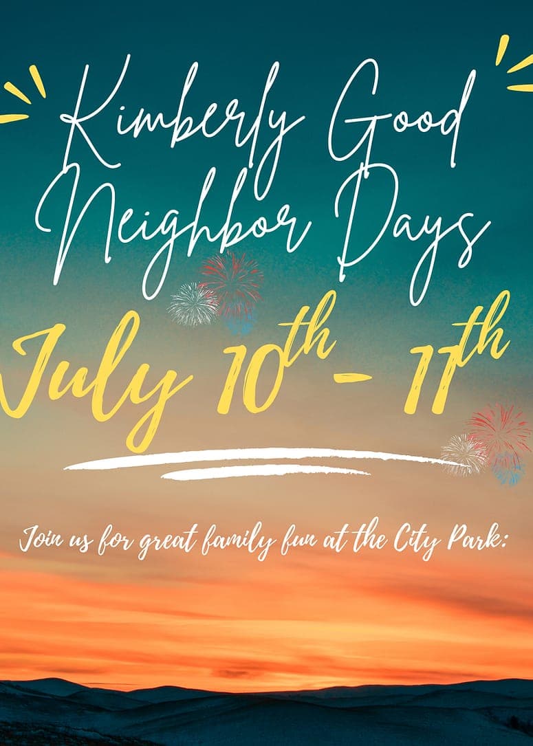 Kimberly Good Neighbor Days