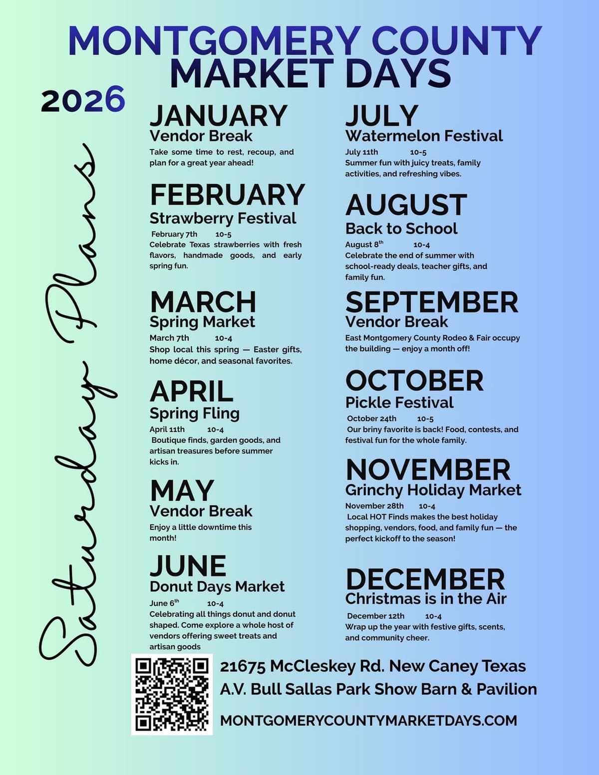 Montgomery County Fall Market Days