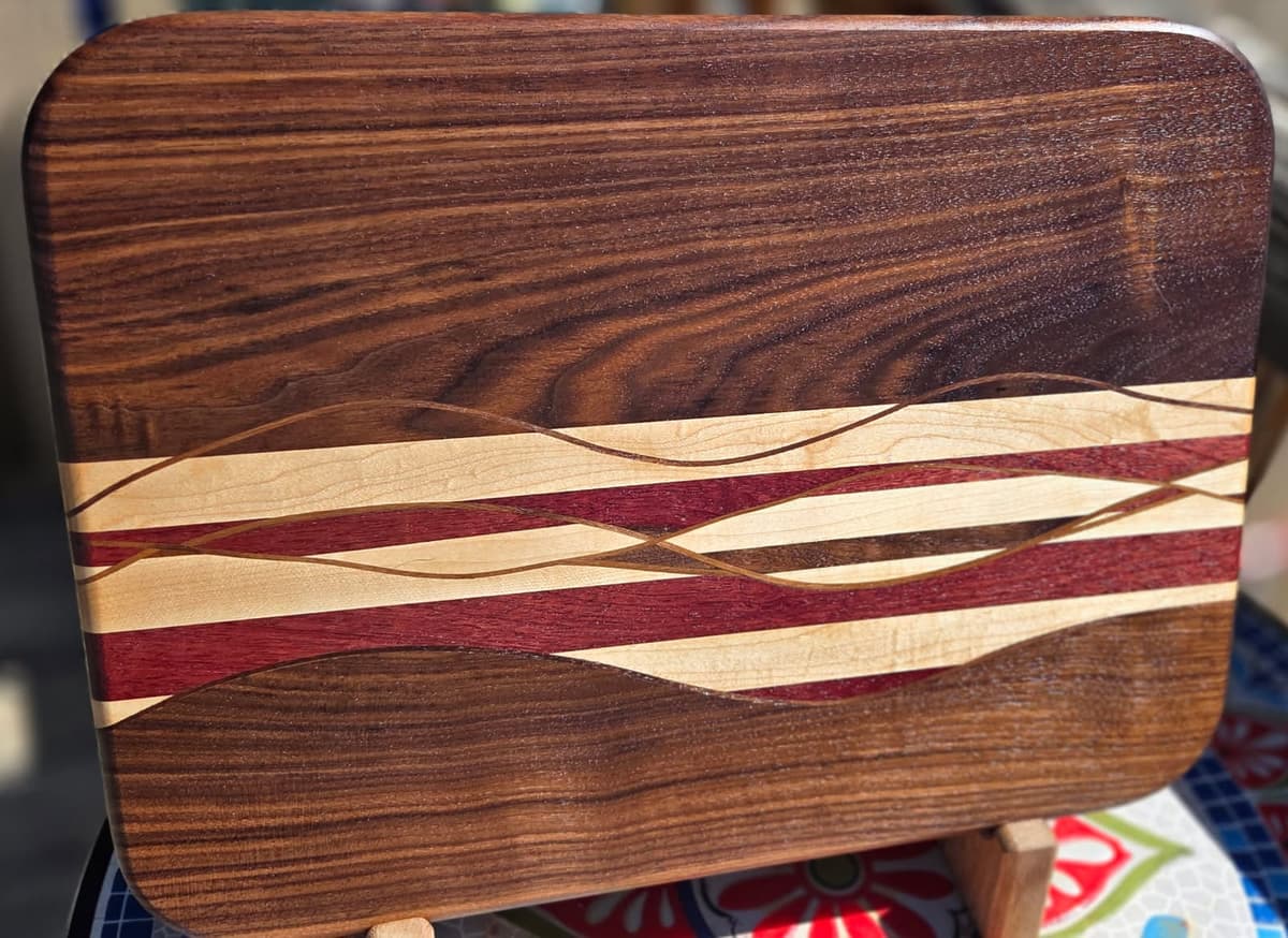 Walnut weave board 