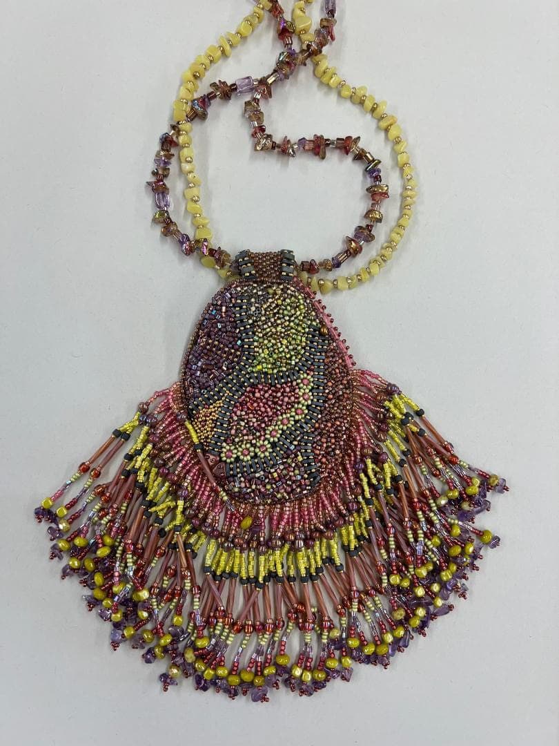 Bead Embroidery necklace 