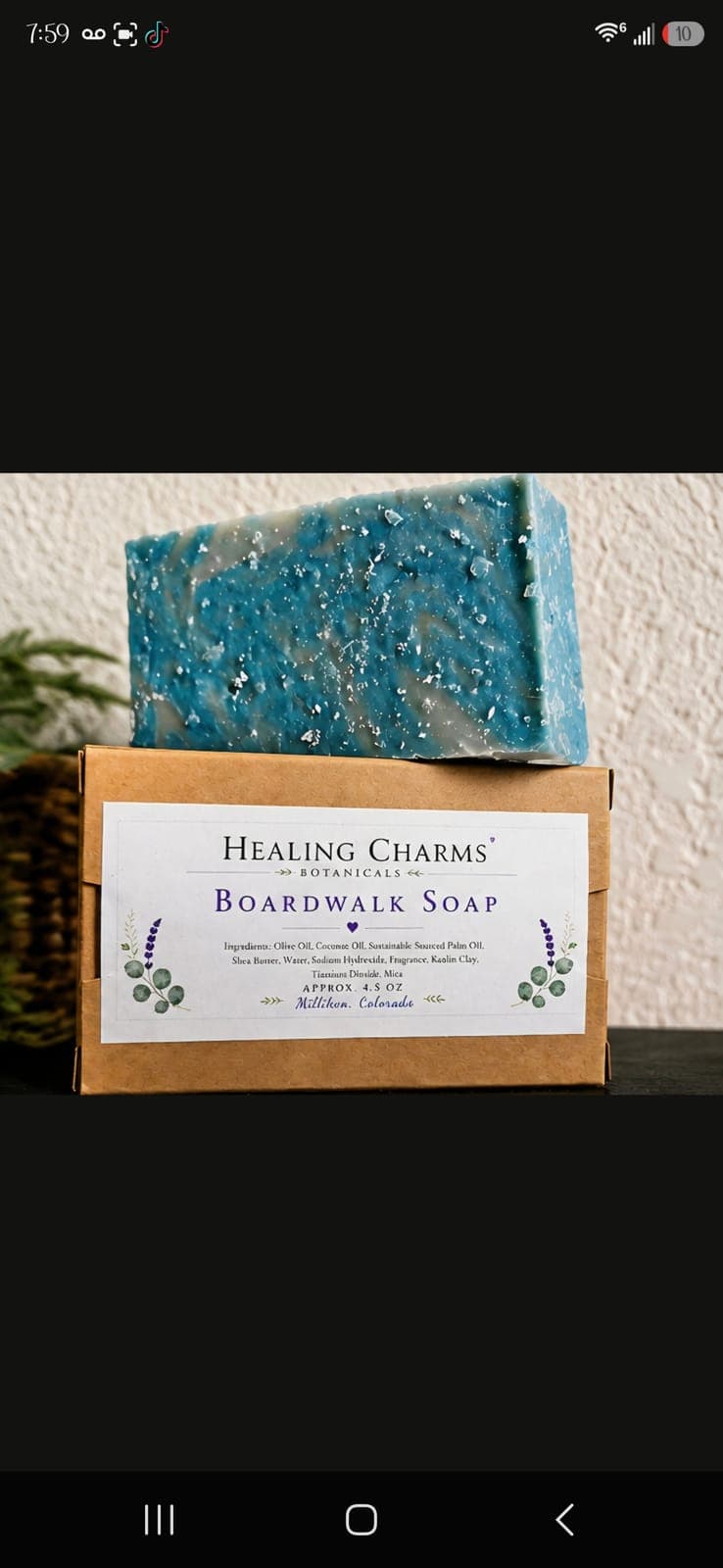 Handcrafted artisan soap