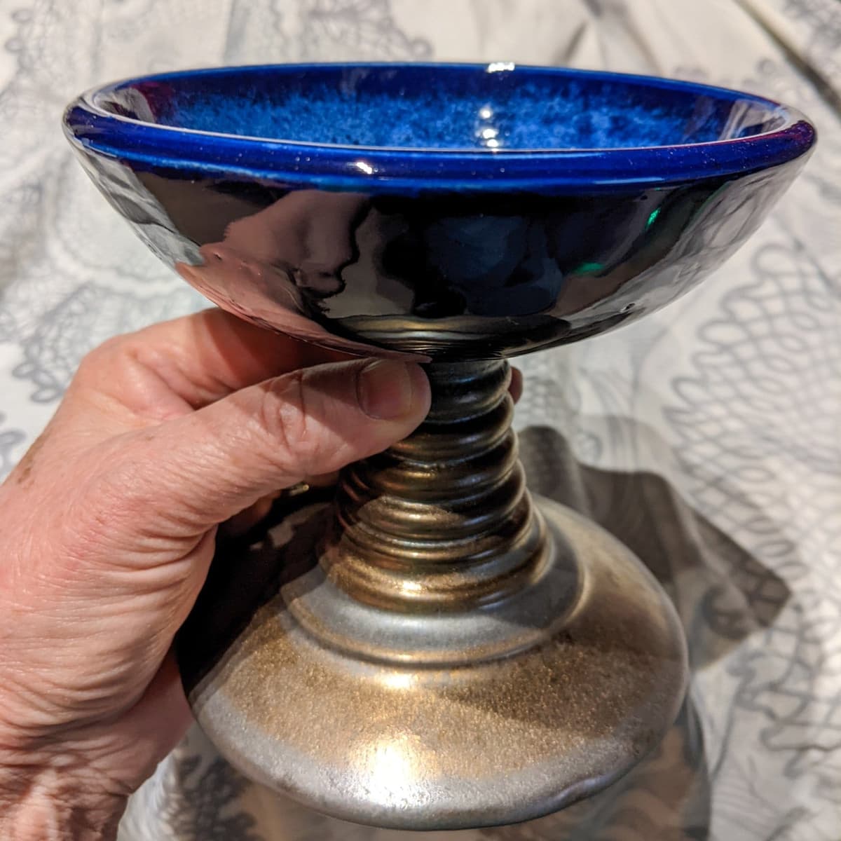 Royal Blue Goblet