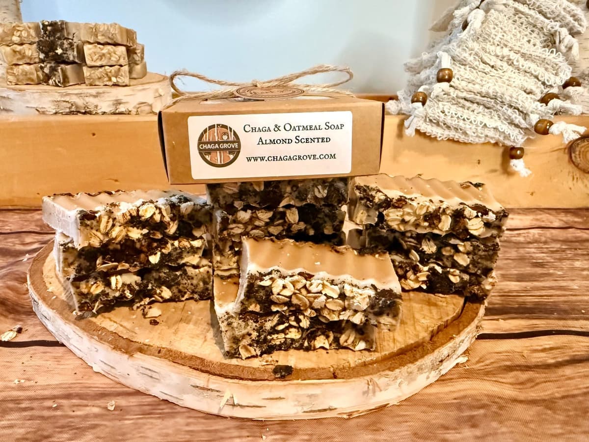 Chaga Oatmeal soap