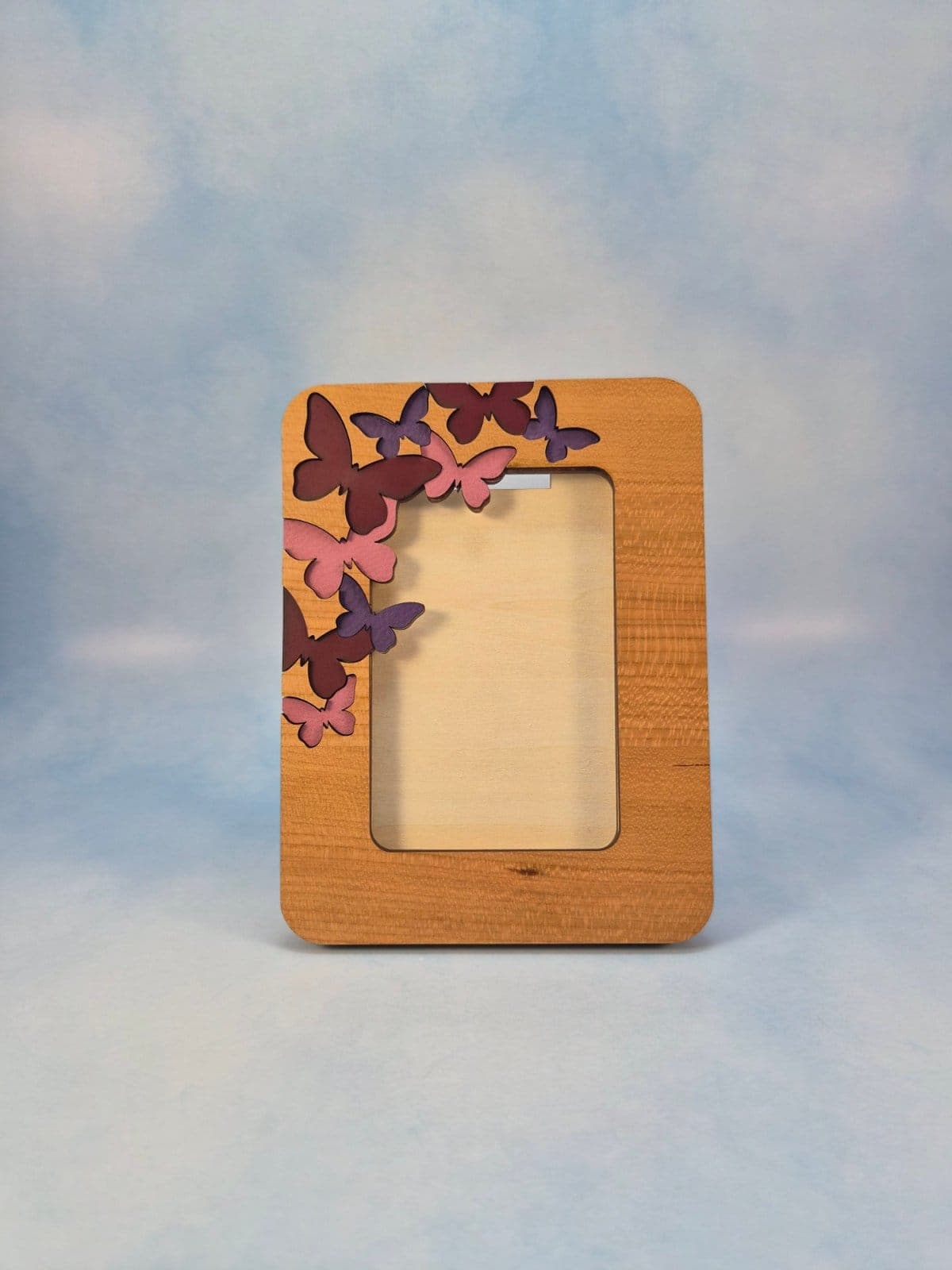 Inlaid Butterfly Frame
