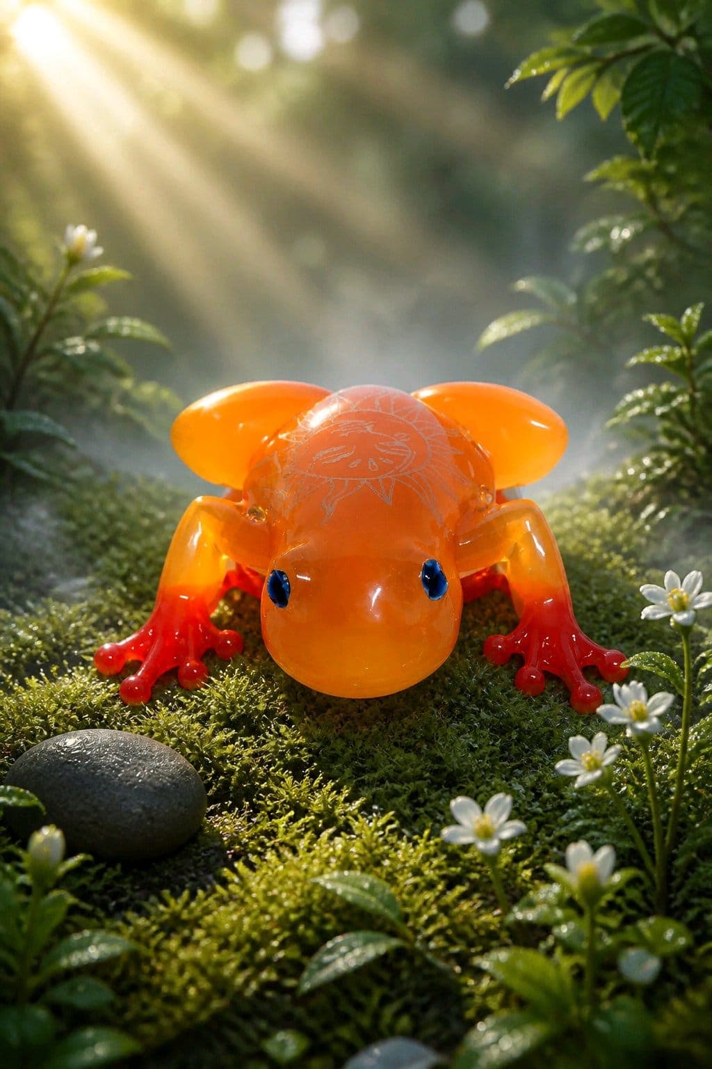 Resin frogs look at those eyes!