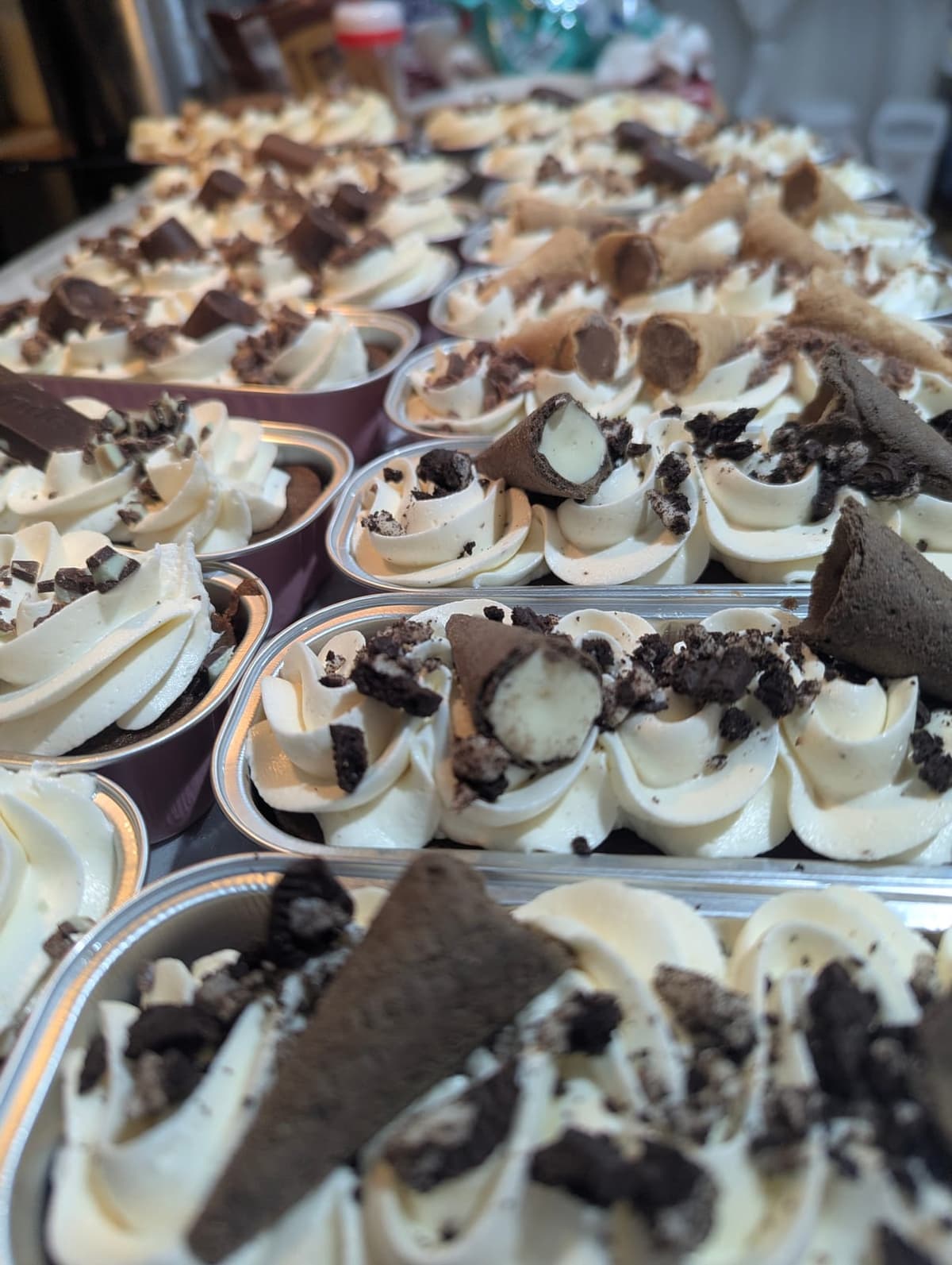 Candy bar inspired mini cakes