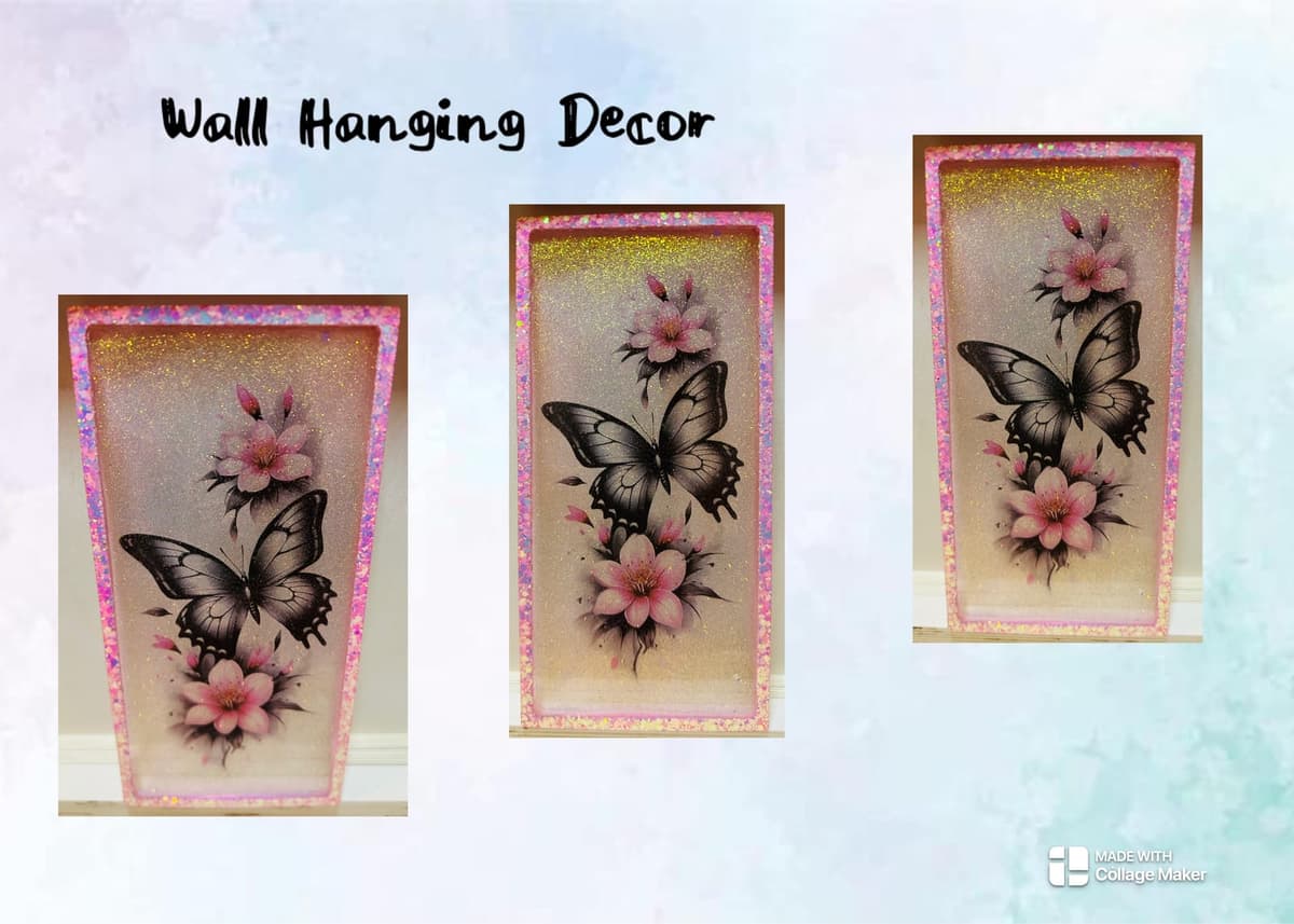 Butterfly wall hanging decor 
