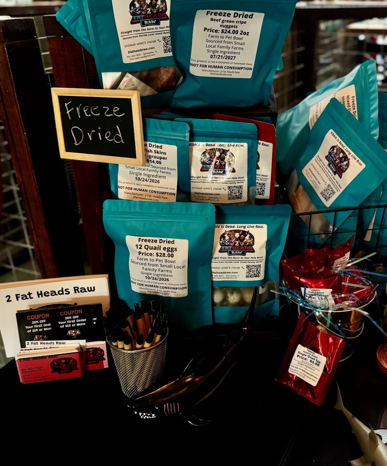 Freeze Dried display 