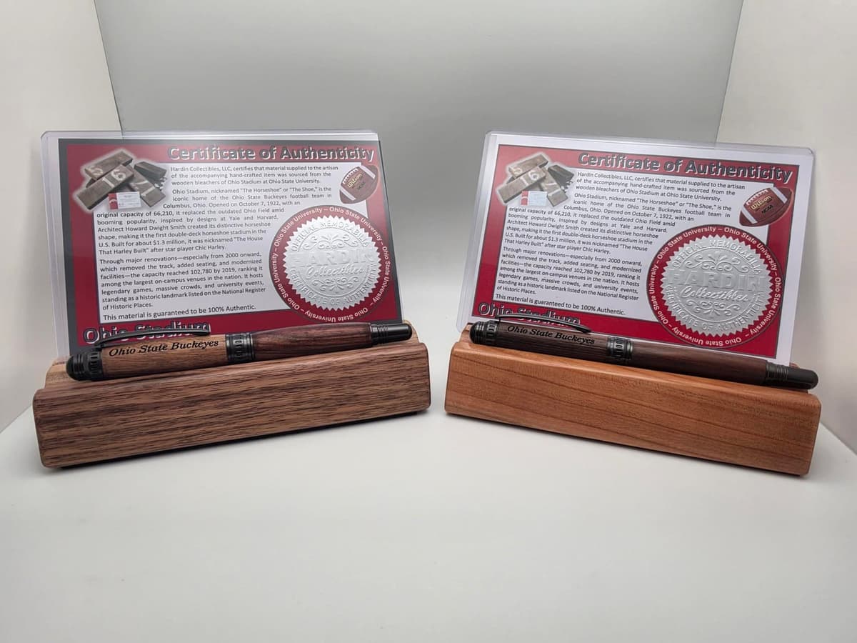 Pen made from stadium seating remodel of the Shoe OSU Stadium