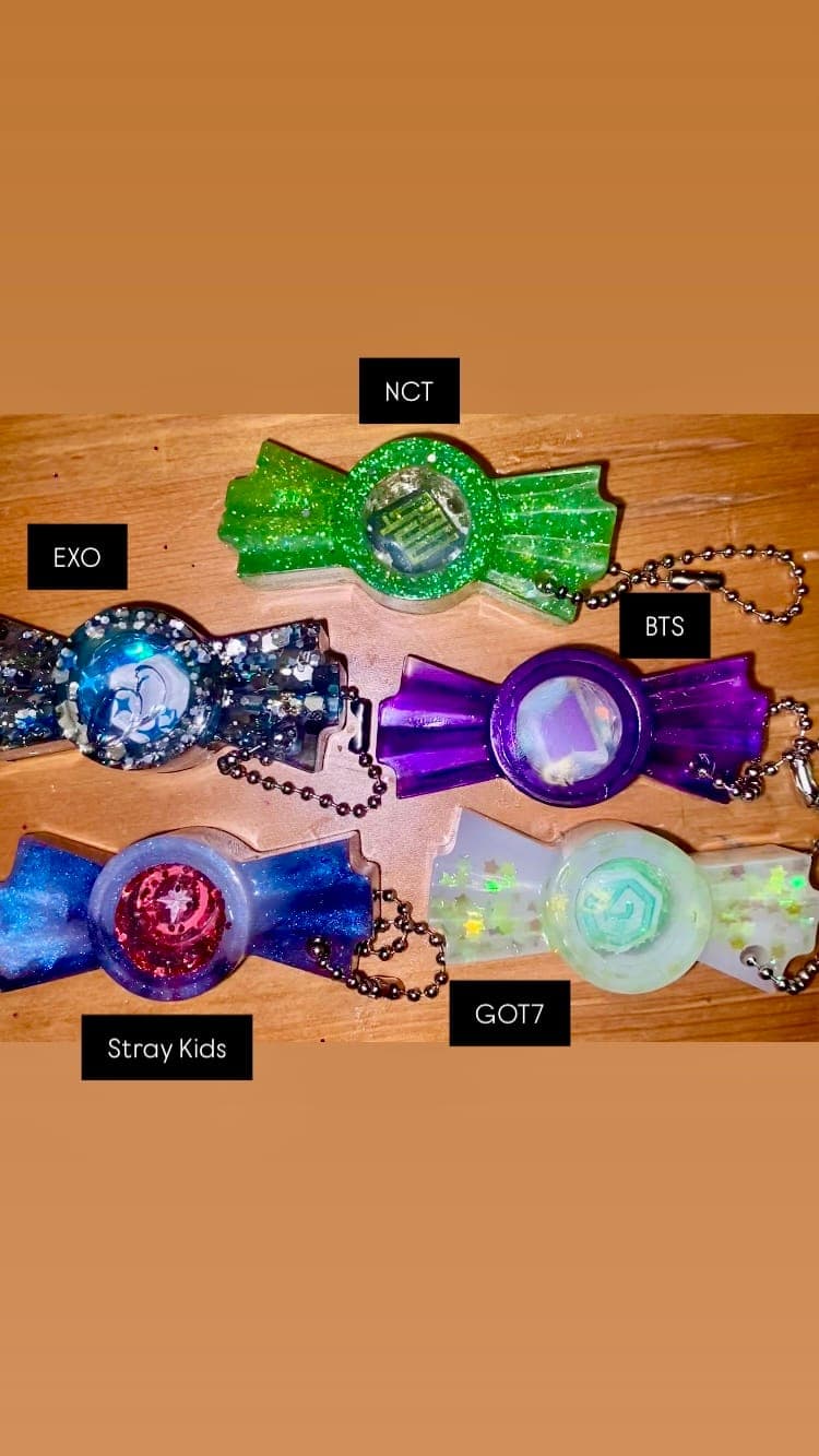 Candy Shaker Keychains 
