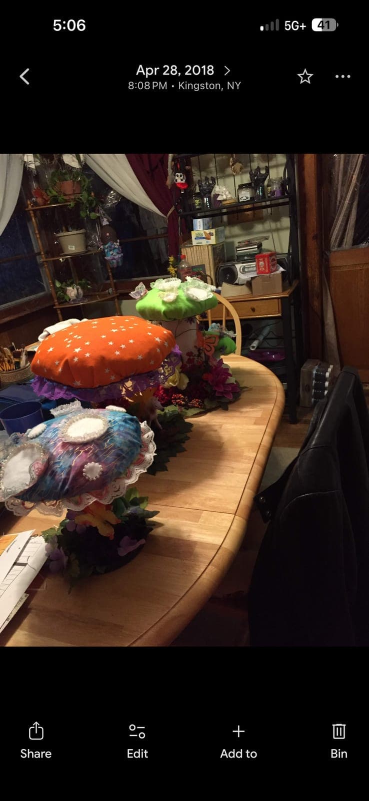 Mushroom garden or indoor decor