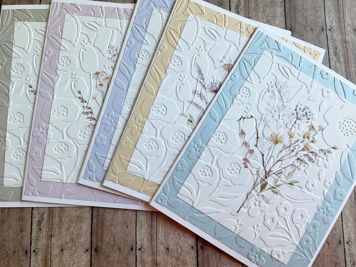 Embossed Floral Notecards