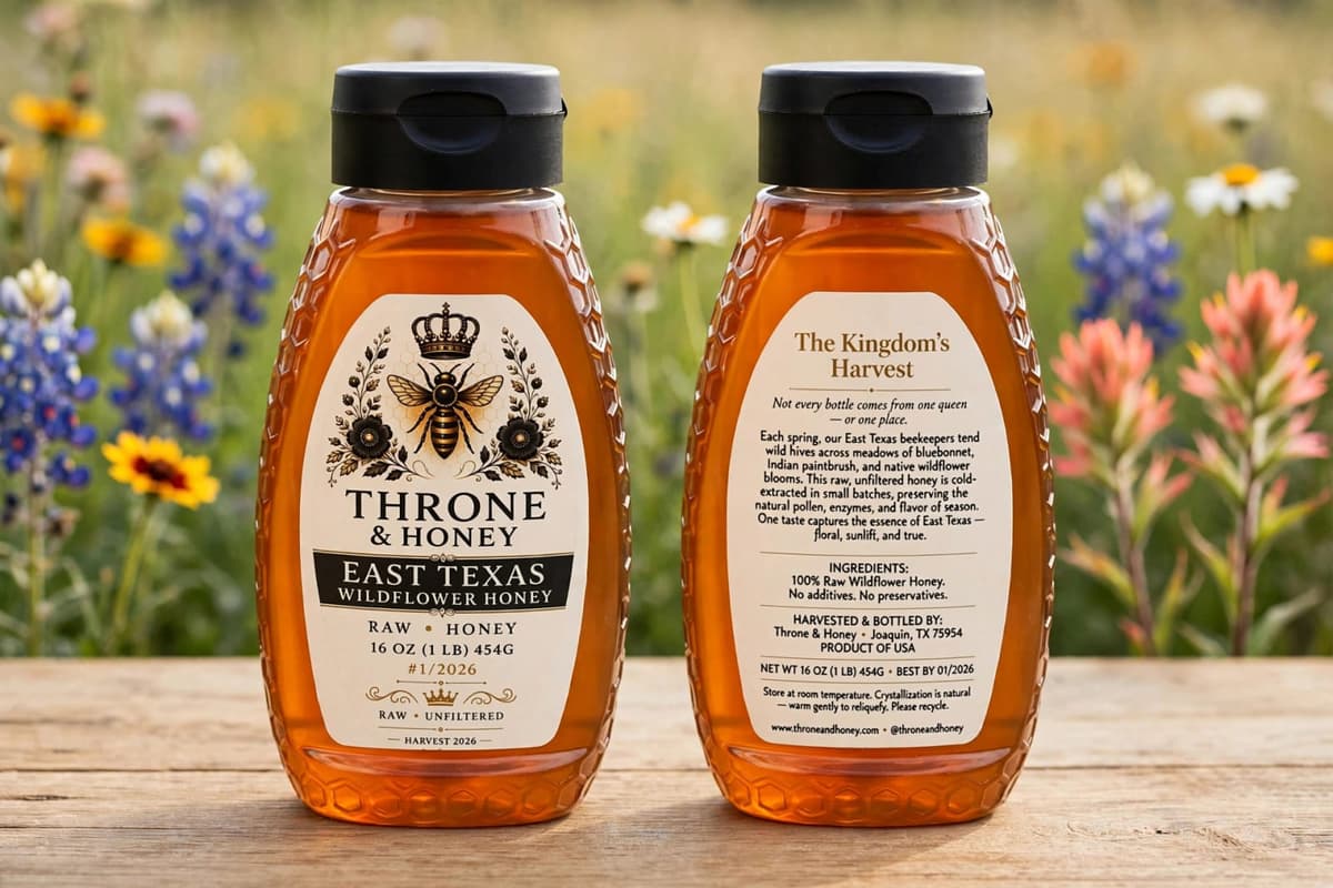 East Texas Wildflower Honey