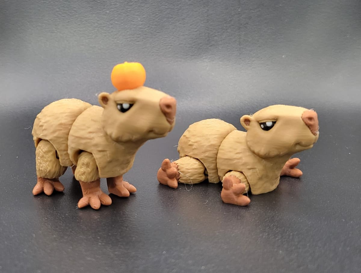 Capybara love their fruit