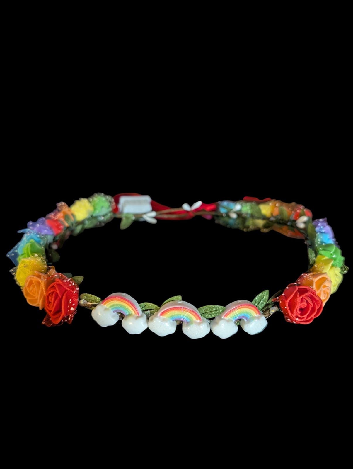 Rainbow Lightup Flower Crown