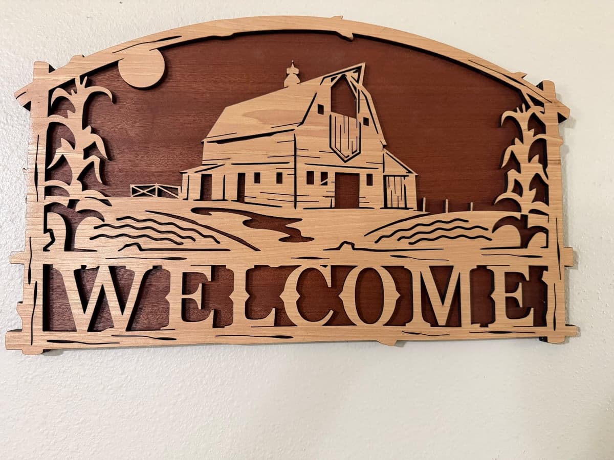 Rustic Welcome Sign