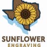 Sunflower Engraving