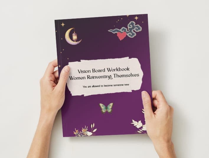 Vision Board Workbook for Women Reinventing Themselves
