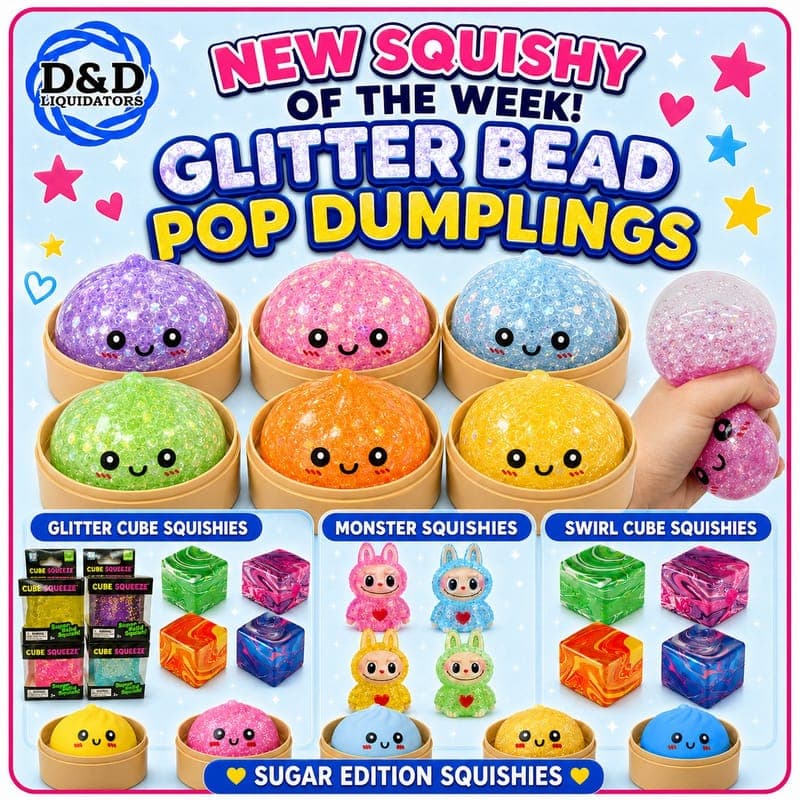 We have dozens of different squishies