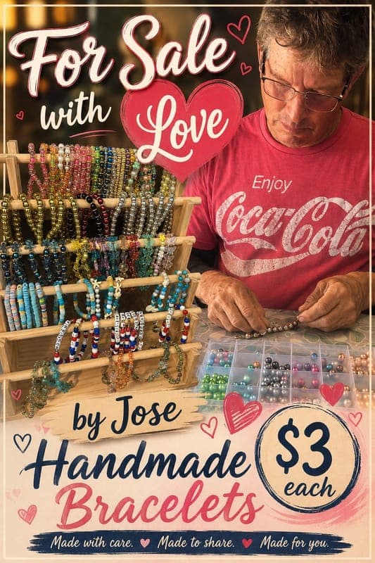 Joses bracelets made with Love