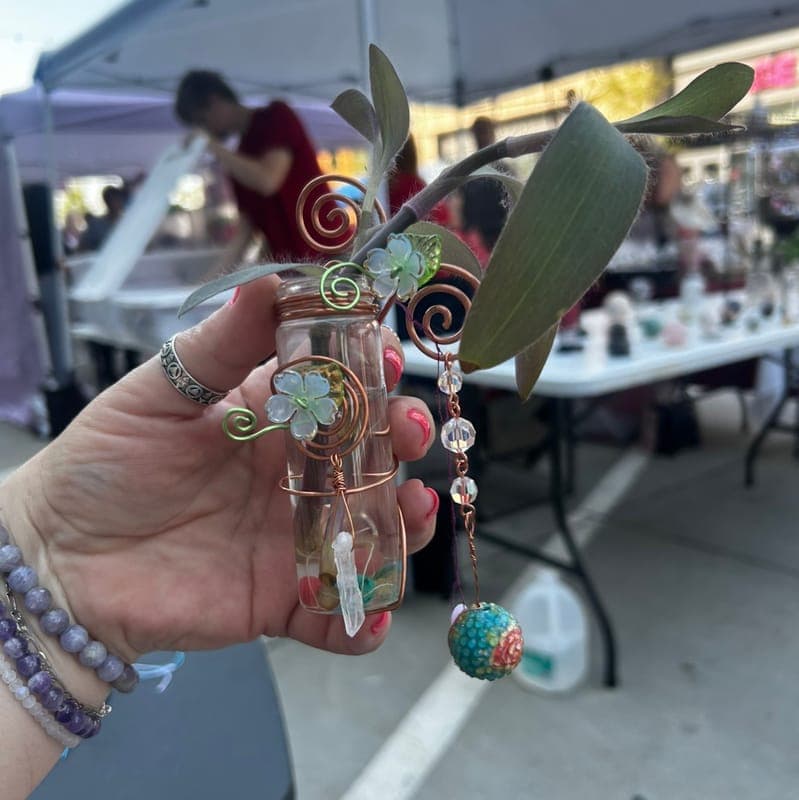 Crystal Haven, Jewelry and Plants