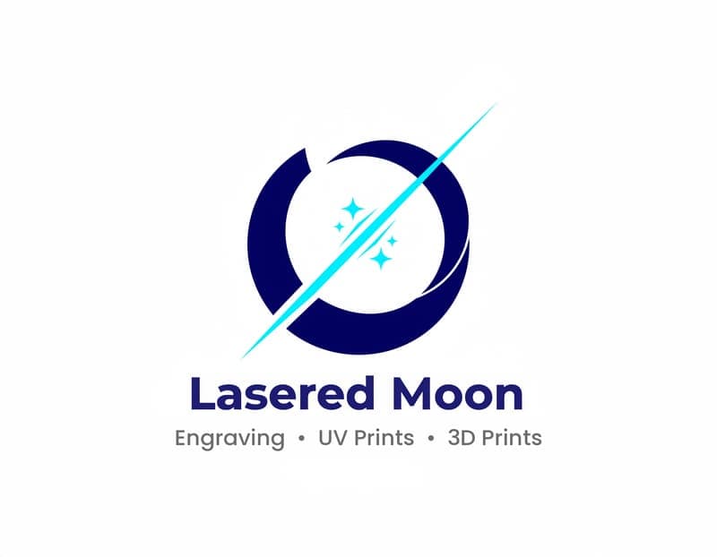 Lasered Moon