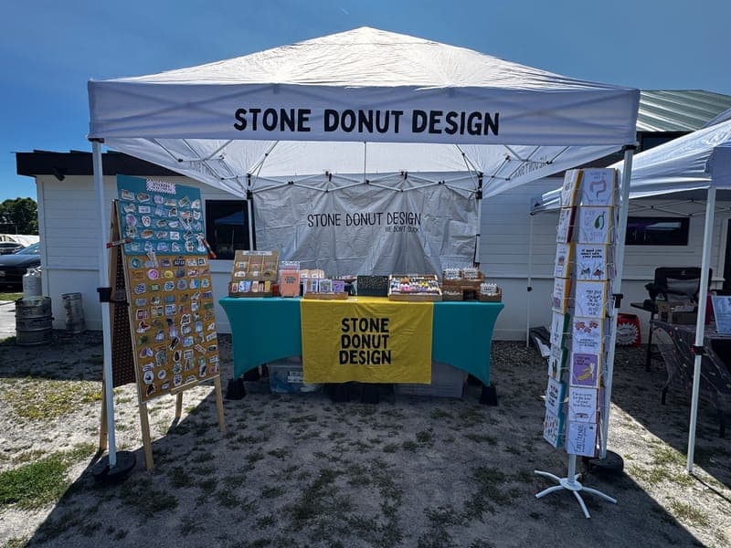 Stone Donut Design