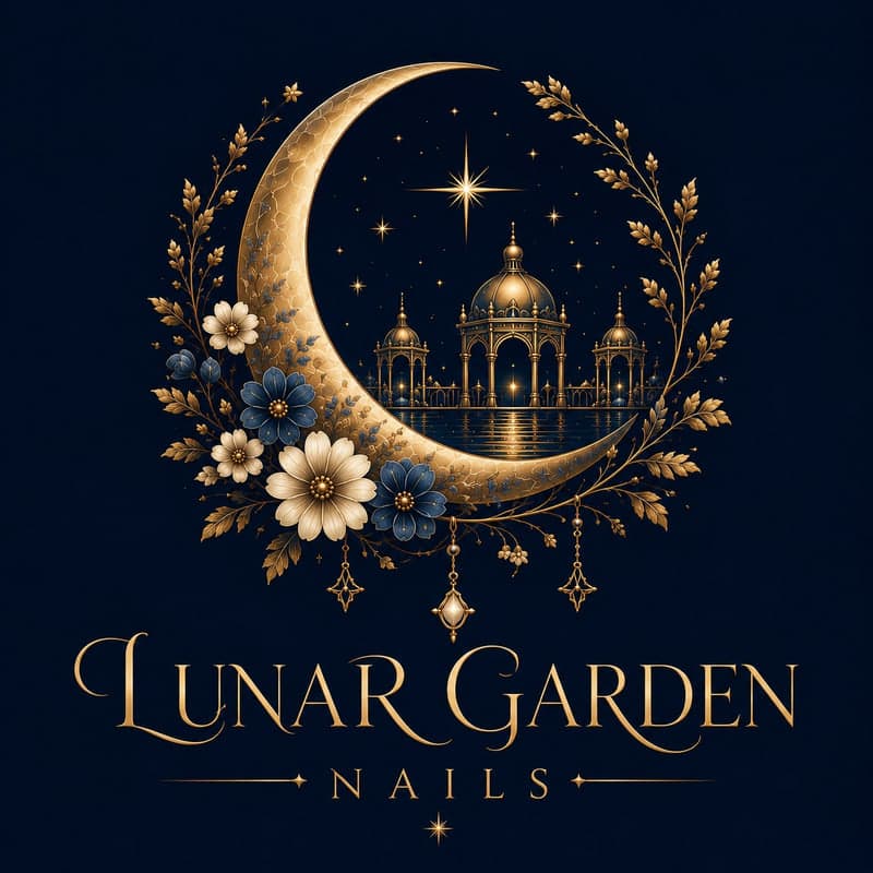 Lunar Garden Nails