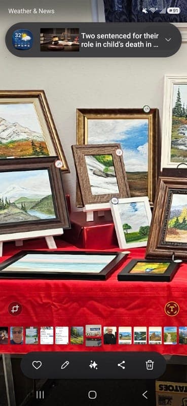 Original oil on canvas paintings