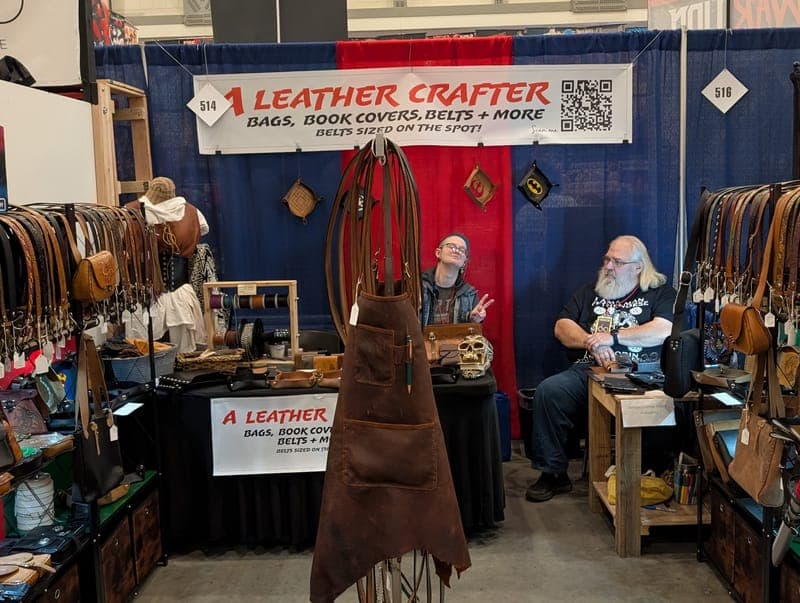 A LEATHER CRAFTER
