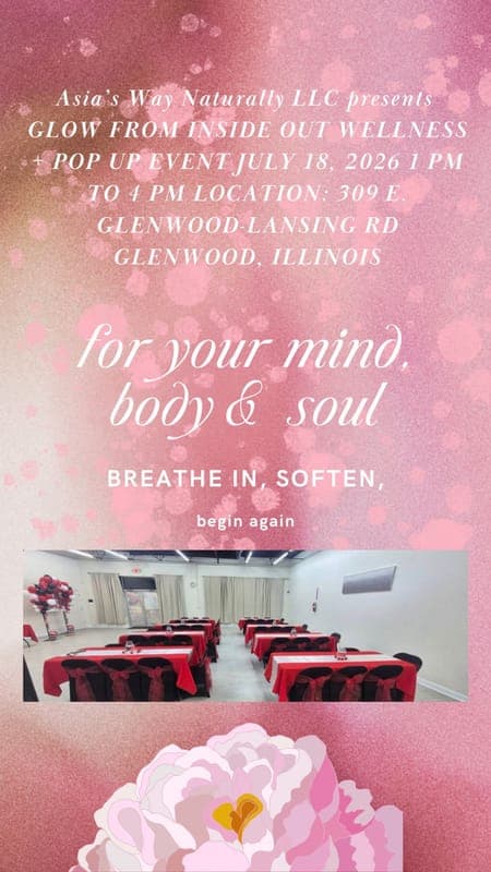 Glow From Inside Out Wellness & Beauty Pop Up