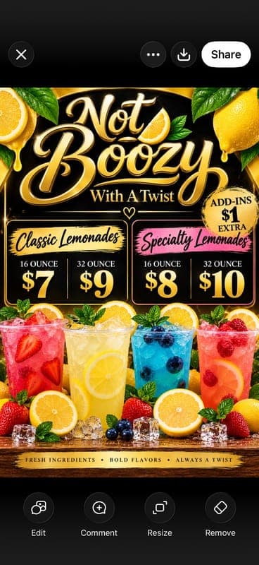 Not Boozy, With A Twist